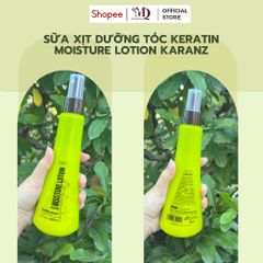 Xịt Dưỡng Tóc KERATIN MOISTURE LOTION KARANZ Dạng Sữa Chăm Sóc Tóc Hư Tổn Chai 250ml