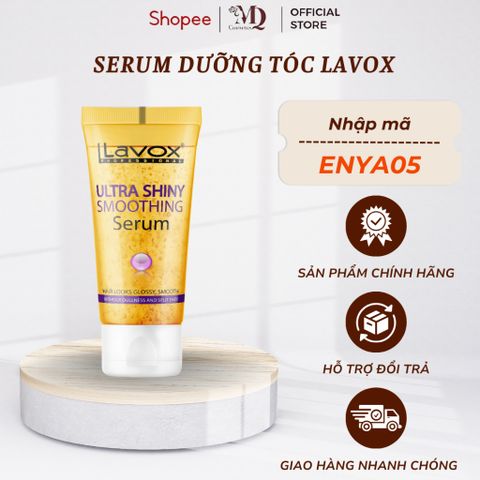 Serum Dưỡng Tóc Bóng Lavox Giúp Giữ Nếp Tóc, Chống Khô Xơ, Chẻ Ngọn 75ml