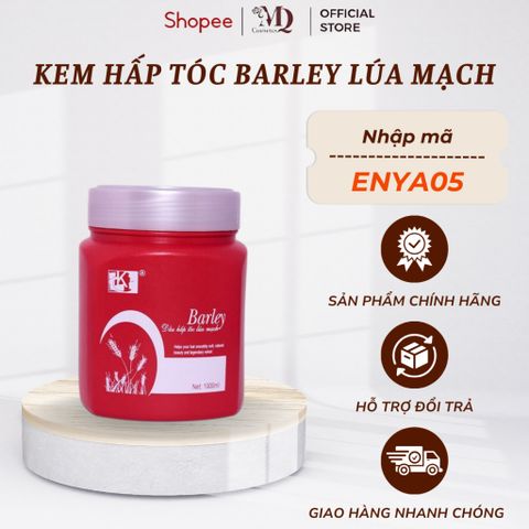 Kem Ủ - Hấp Tóc Lúa Mạch Barley, Dưỡng Tóc Mềm Mượt, Óng Ả Dung Tích 1000ml