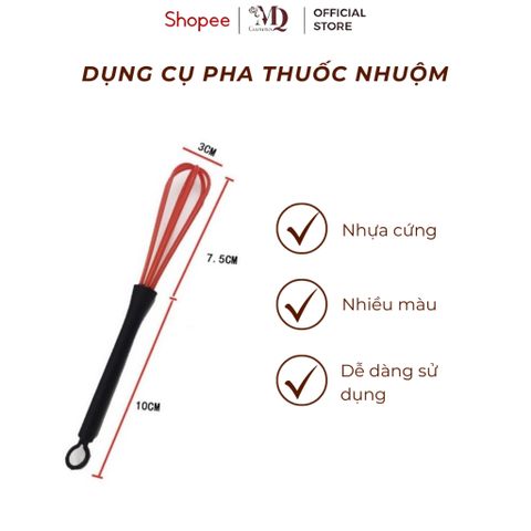 Dụng Cụ Pha Thuốc Nhuộm, Cây Trộn Thuốc, Đánh Thuốc Nhuộm Nhiều Màu