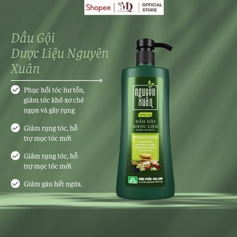 Dầu Gội Dược Liệu Nguyên Xuân Xanh 250ml