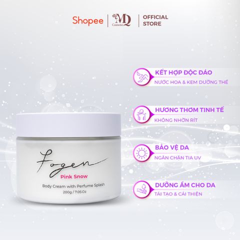 Kem Body Hàn Quốc Fogen Pink Show 200G - Kem Dưỡng Thể Hương Nước Hoa Cao Cấp, Mềm Mịn & Bảo Vệ Làn Da