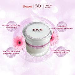 Kem Dưỡng Trắng Da Cao Cấp HK-II Collagen, Linh Chi, Đông Trùng Hạ Thảo 20G - Dưỡng Trắng Tự Nhiên, Cải Thiện Thâm Sạm