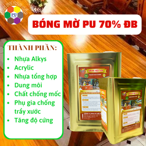  BÓNG MỜ PU 70% ĐB 