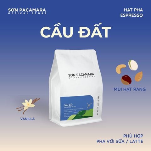 Cà Phê Espresso Gói Cầu Đất, 100% Specialty Coffee, Phù Hợp Cà Phê Sữa, Rang Vừa, Gói 250gr / 500gr