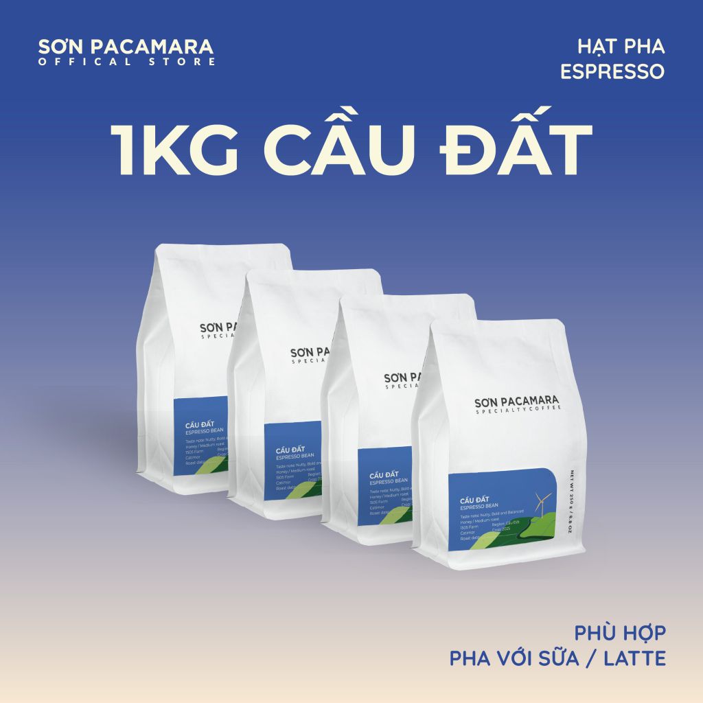 (Tiết kiệm 90k) Combo 1KG Catimor Cầu Đất Gói 250gr/500gr - Phù Hợp Pha Máy / Phin - Ngon Nhất Khi Pha Với Sữa