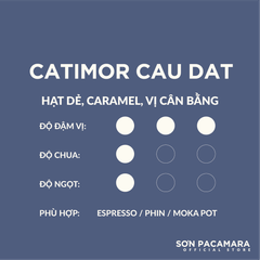 Cà Phê Espresso Catimor Cầu Đất - Phù Hợp Espresso / Phin - Rang Vừa