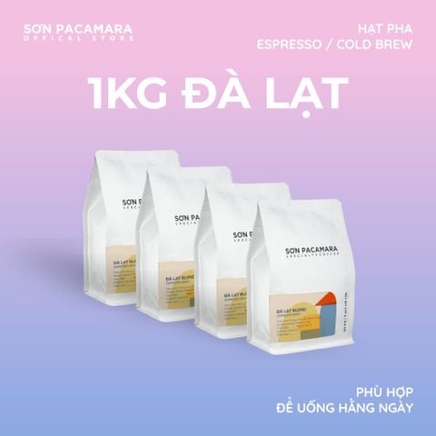 (Tiết kiệm 90K) Combo 1KG Đà Lạt Gói 250gr / 500gr - Phù Hợp Pha Máy / Phin