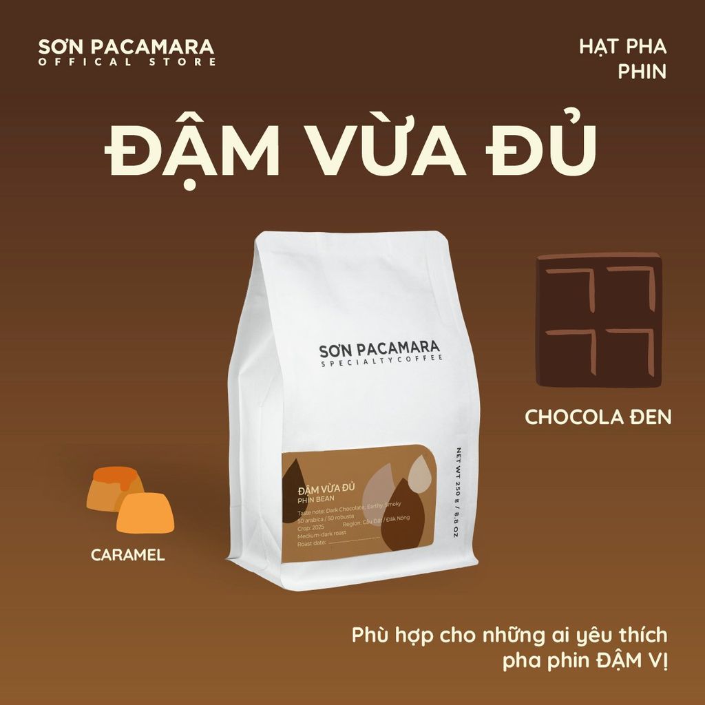 (Cà Mới) Cà Phê Pha Phin Gói Đậm Vừa Đủ, Chất Lượng Cao, 50% Arabica Đà Lạt 50% Robusta Đăk Nông, Rang Đậm Không Chua, Đắng Nhẹ, Gói 250gr/500gr