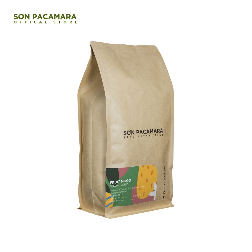 Cà Phê Cold Brew Gói Fruit Mood, Special Blend, 100% Specialty Coffee, Hương Trái Cây, Vị Đầm, Rang Vừa, Gói 250gr / 500gr
