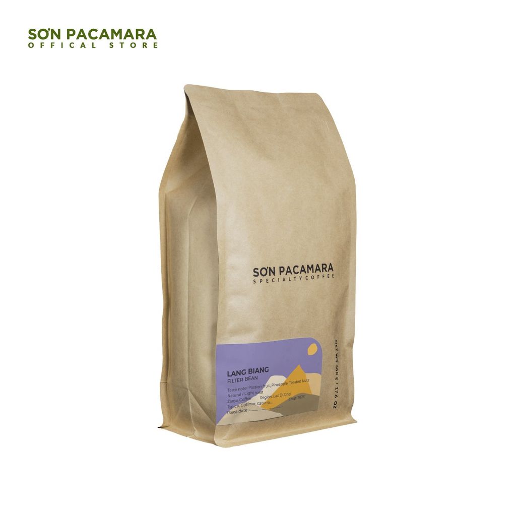 (New Crop 2025) Cà Phê Pour Over Gói Lang Biang, 100% Specialty Coffee Lạc Dương, Hương Trái Cây Nhiệt Đới, Rang Nhạt, Gói 250gr / 500gr