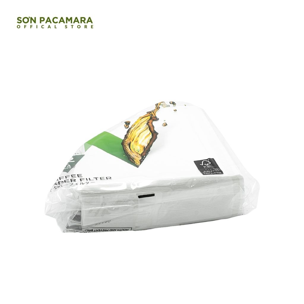Giấy lọc cà phê HARIO V60 100 tờ (size 02, màu trắng)