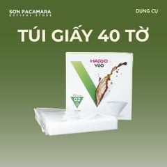 Giấy lọc cà phê HARIO V60 40 tờ (size 02, màu trắng)