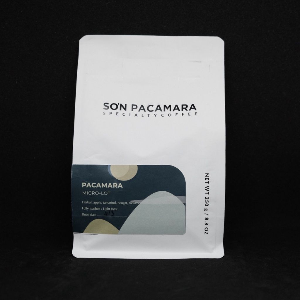 Gói Pacamara - Sơn Farm - Phù Hợp Pour Over - Rang Nhạt