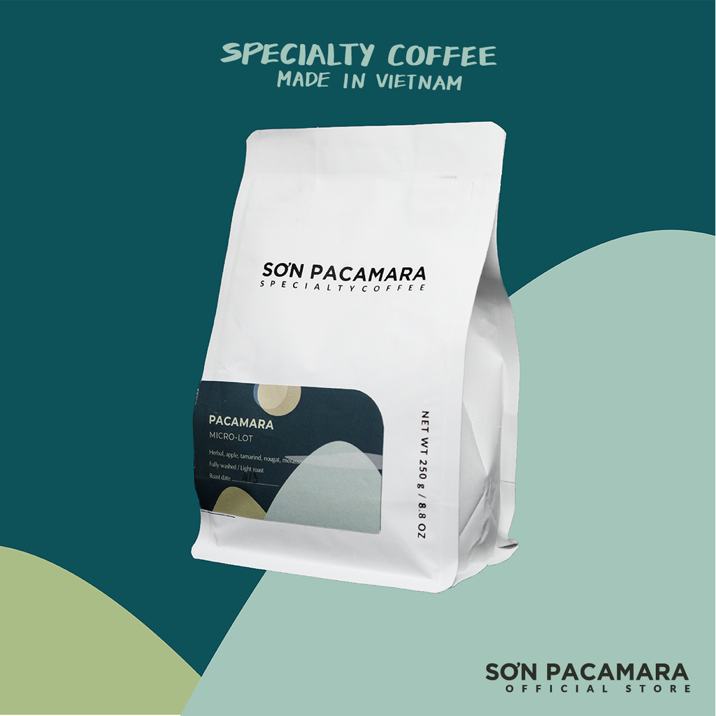 Gói Pacamara - Sơn Farm - Phù Hợp Pour Over - Rang Nhạt