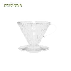Phễu pha cà phê V60 Hario - Nhựa Trong Suốt - 2 Cup - Bền, Phù Hợp Pha Cà Phê Tại Nhà Và Camping