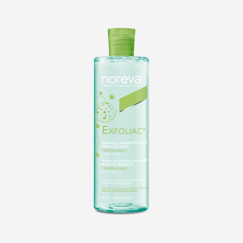  Nước tẩy trang dành cho da dầu mụn NOREVA EXFOLIAC MICELLAR 400ML 