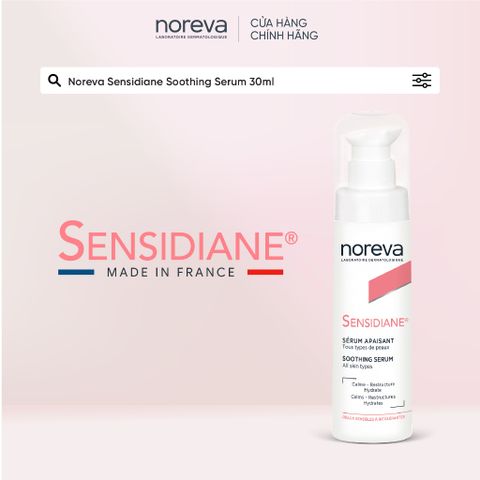  Serum dưỡng da và cấp ẩm Noreva Sensidiane Soothing Serum dành cho da nhạy cảm 