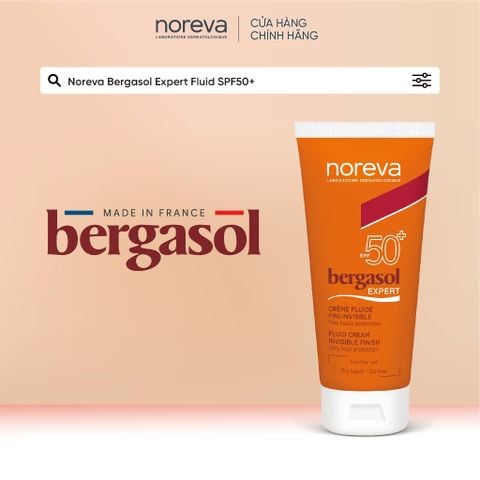  Kem chống nắng dành cho da khô Noreva Bergasol Expert Fluid SPF50+ 50ML 