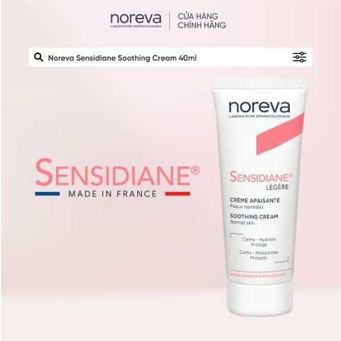  Kem dưỡng cấp ẩm và làm dịu da nhạy cảm Noreva Sensidiane Legere Soothing Cream 40ML 