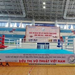 Sàn đài thi đấu Fighter - đủ Tiêu Chuẩn thi đấu các giải  Quốc Gia Muay - Boxing - KickBoxing - Võ Cổ Truyền