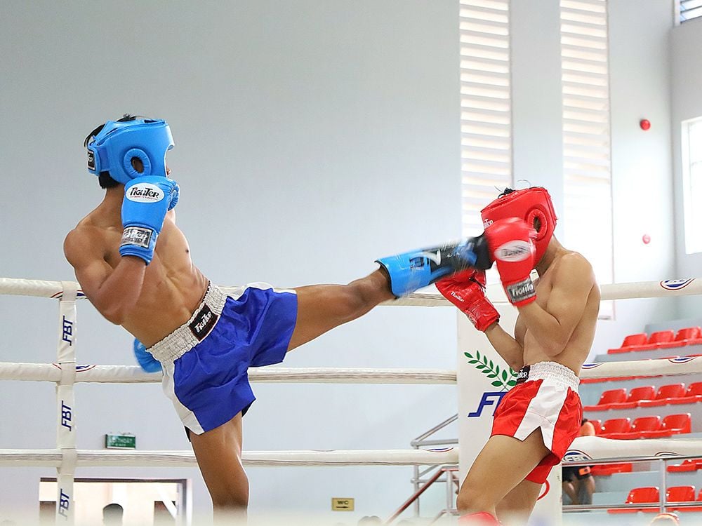 Găng Boxing Fighter Cao Cấp Thi Đấu - Boxing, KickBoxing, Võ Cổ Truyền, Muay Thái