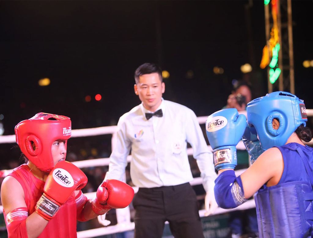 Nón Bảo Hộ Fighter Cao Cấp Thi Đấu | Boxing - Muay Thái - KickBoxing - Võ Cổ Truyền - Vovinam