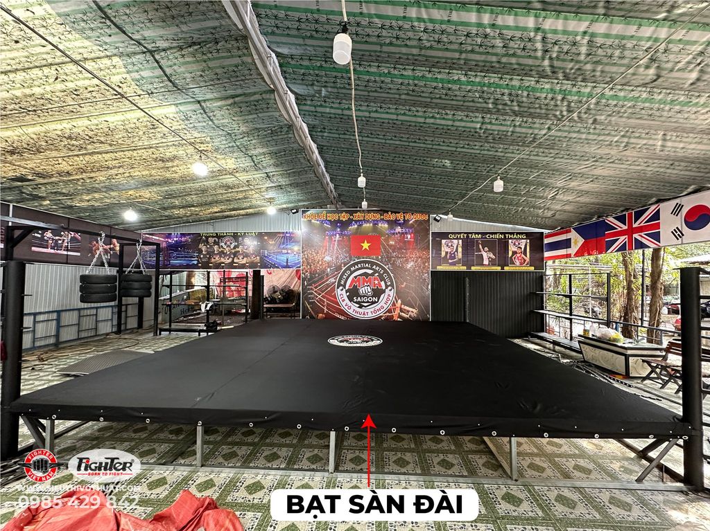 Bạt sàn đài Boxing, Muay Thái, KickBoxing, Võ Cổ Truyền