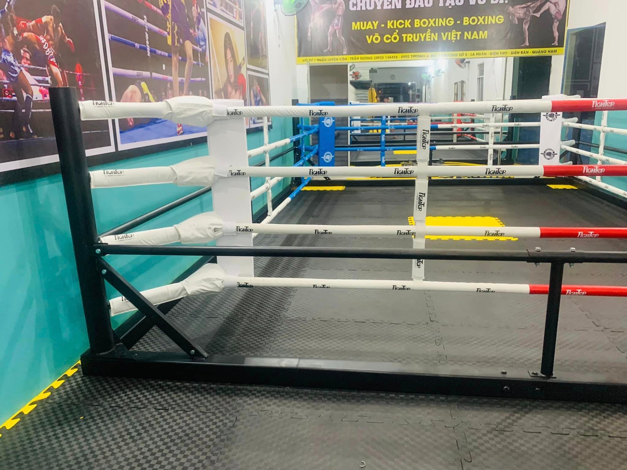 Sàn đài Fighter dã chiến:  Boxing, KickBoxing, Muay Thái, Võ Cổ Truyền, Phòng Gym...