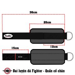 Đai Cao su Luyện Đá Fighter - Quấn Cổ Chân