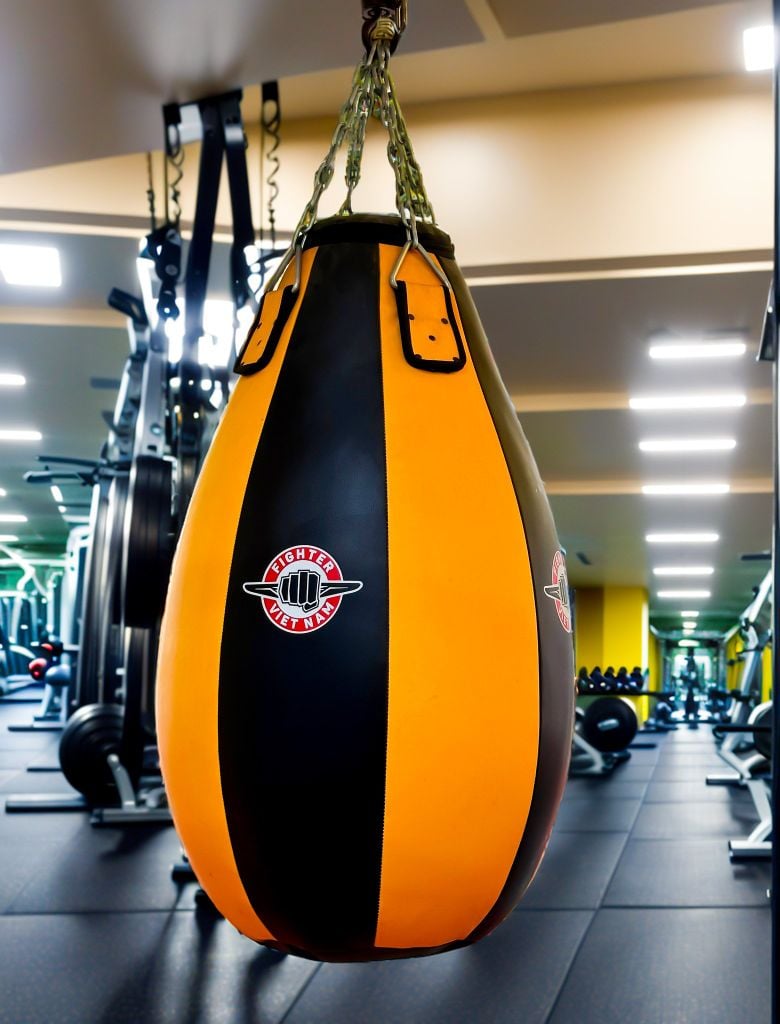 Bao Cát Quả Lê Fighter 0.8mét, 1.0mét - Vàng, Xanh, Đỏ, Đen