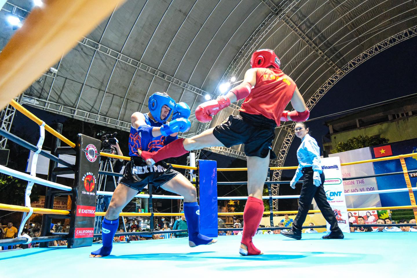 Giáp Chân Muay Fighter Thi Đấu Cao Cấp