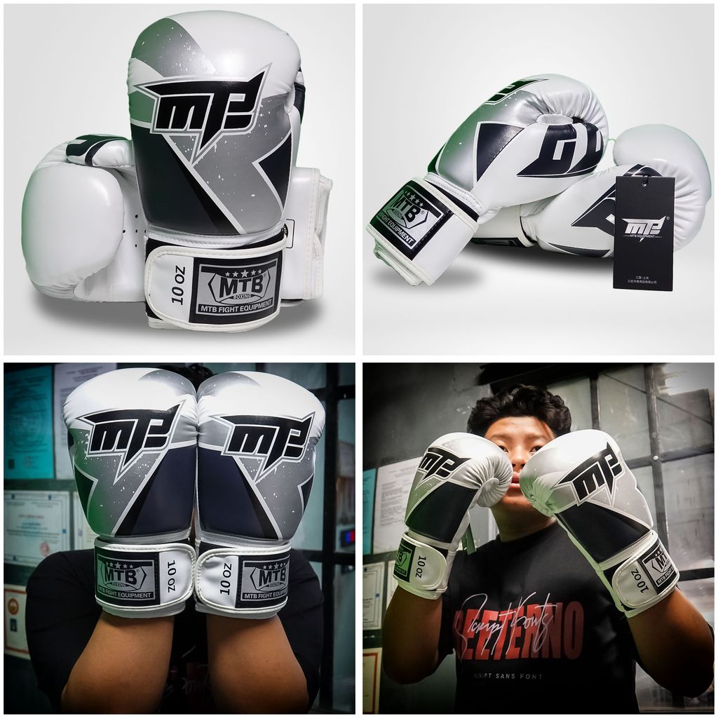 Găng Boxing MTB Trắng