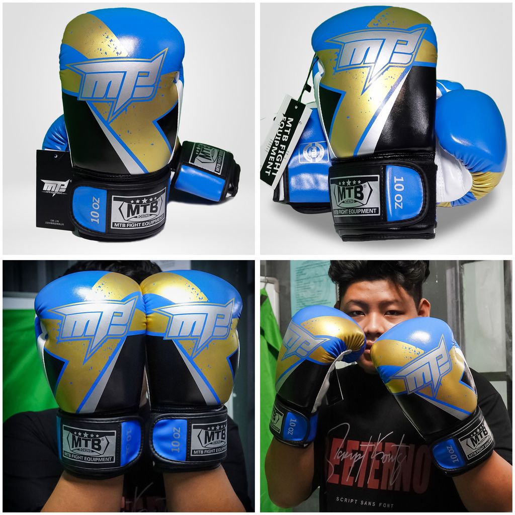 Găng Boxing MTB Xanh Dương