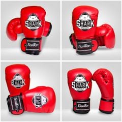 Găng Boxing Fighter Shark Trẻ Em - Xanh, Đỏ, Đen
