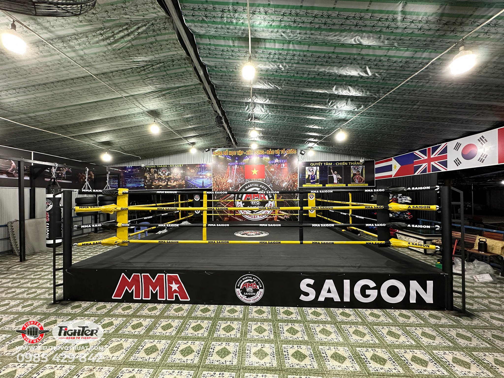 Sàn Đài Fighter Tập Luyện: Boxing, MuayThai, Kickboxing, Võ Cổ Truyền...
