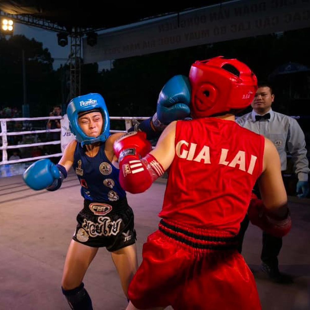 Nón Bảo Hộ Fighter Cao Cấp Thi Đấu | Boxing - Muay Thái - KickBoxing - Võ Cổ Truyền - Vovinam