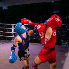 Nón Bảo Hộ Fighter Cao Cấp Thi Đấu | Boxing - Muay Thái - KickBoxing - Võ Cổ Truyền - Vovinam