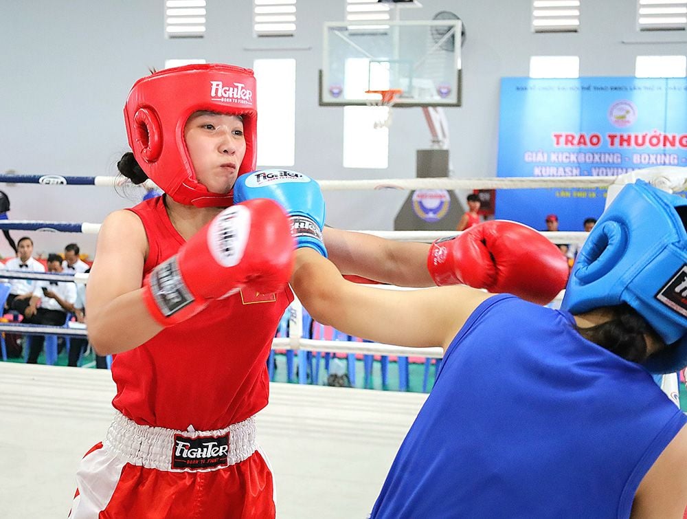 Găng Boxing Fighter Cao Cấp Thi Đấu - Boxing, KickBoxing, Võ Cổ Truyền, Muay Thái