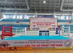 Sàn đài thi đấu Fighter - đủ Tiêu Chuẩn thi đấu các giải  Quốc Gia Muay - Boxing - KickBoxing - Võ Cổ Truyền