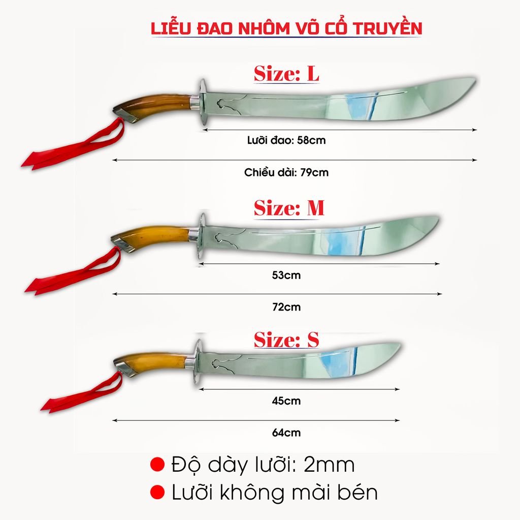 Liễu Đao Nhôm Võ Cổ Truyền PT