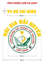 Áo Choàng Võ Cổ Truyền Fighter - In