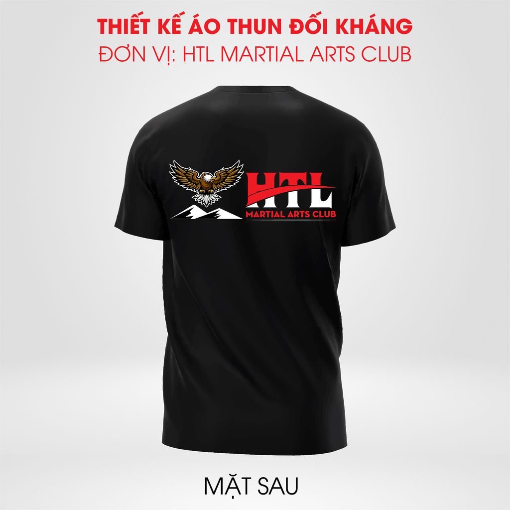 Thiết kế Áo Thun Võ Thuật cho Câu Lạc Bộ - Võ Đường