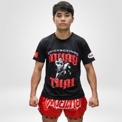 Áo Thun Võ Thuật Fighter - Áo Có Tay | Muay Thái, KickBoxing, Boxing, MMA