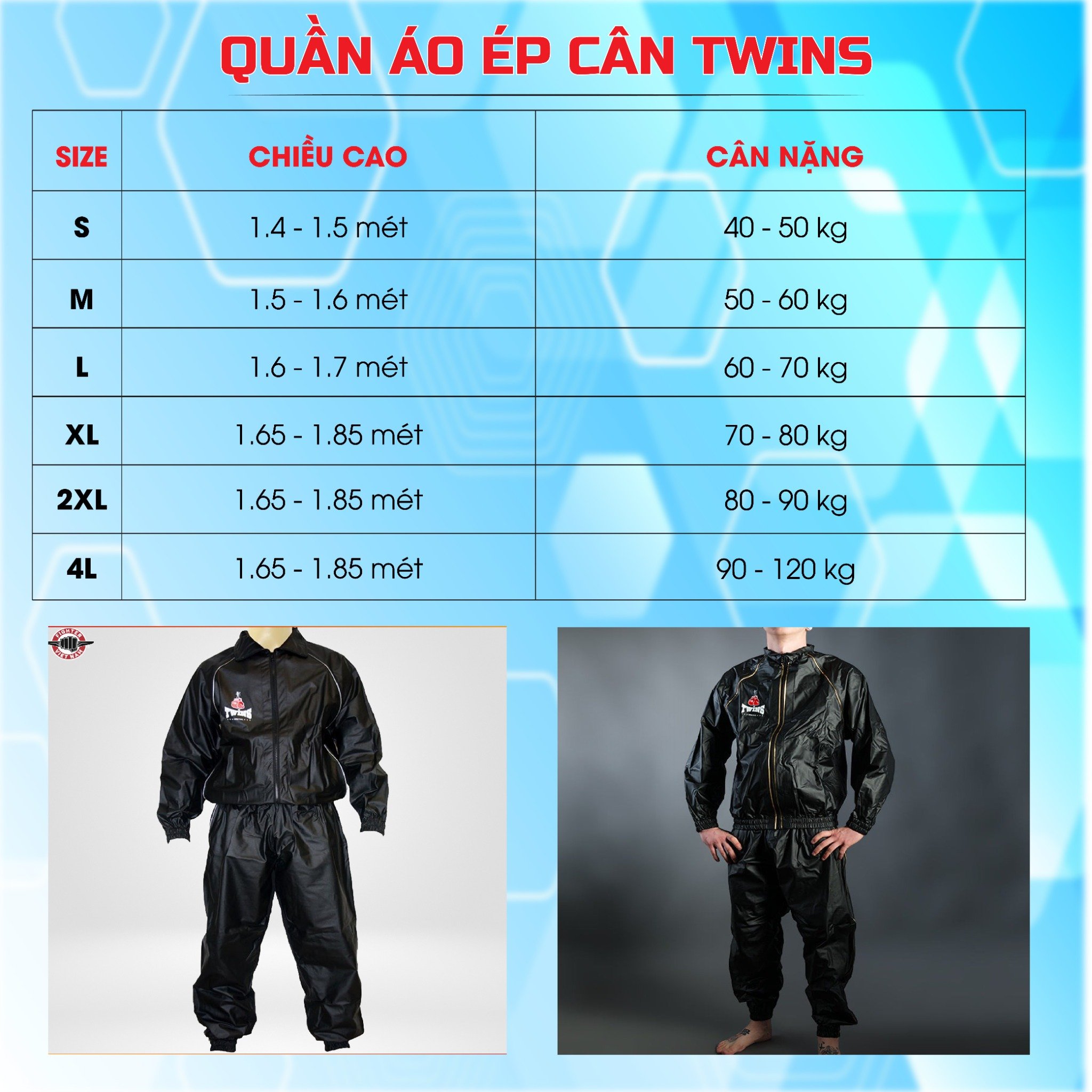 Quần Áo Ép Cân Twins Thái Lan