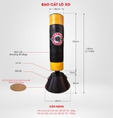 Bao Cát Tự Đứng Lò Xo Fighter