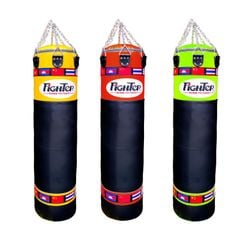 Bao Cát Fighter BTF 1.2m, 1.5m, 1.7m x ĐK 40cm - Đỏ, Đen, Vàng, Xanh