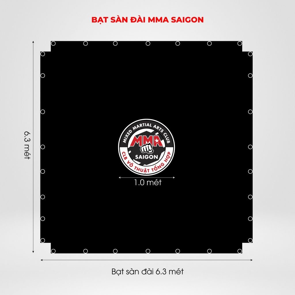 Bạt sàn đài Boxing, Muay Thái, KickBoxing, Võ Cổ Truyền