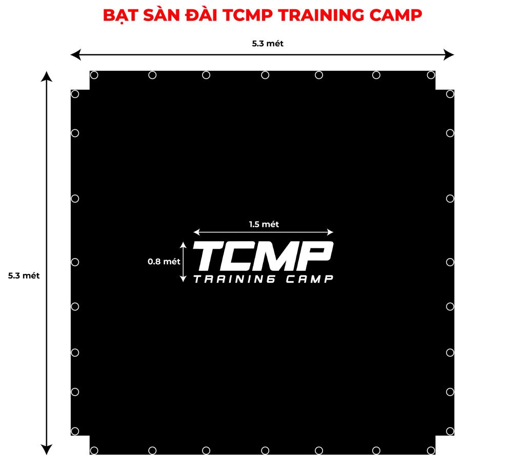 Bạt sàn đài Boxing, Muay Thái, KickBoxing, Võ Cổ Truyền