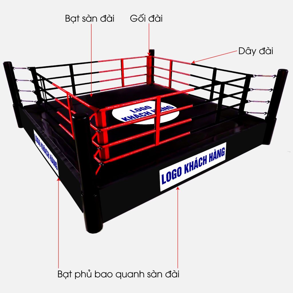 Thiết Kế Sàn Đài - Bạt Sàn Đài - Dây Đài - Gối Đài: In Logo Theo Yêu Cầu